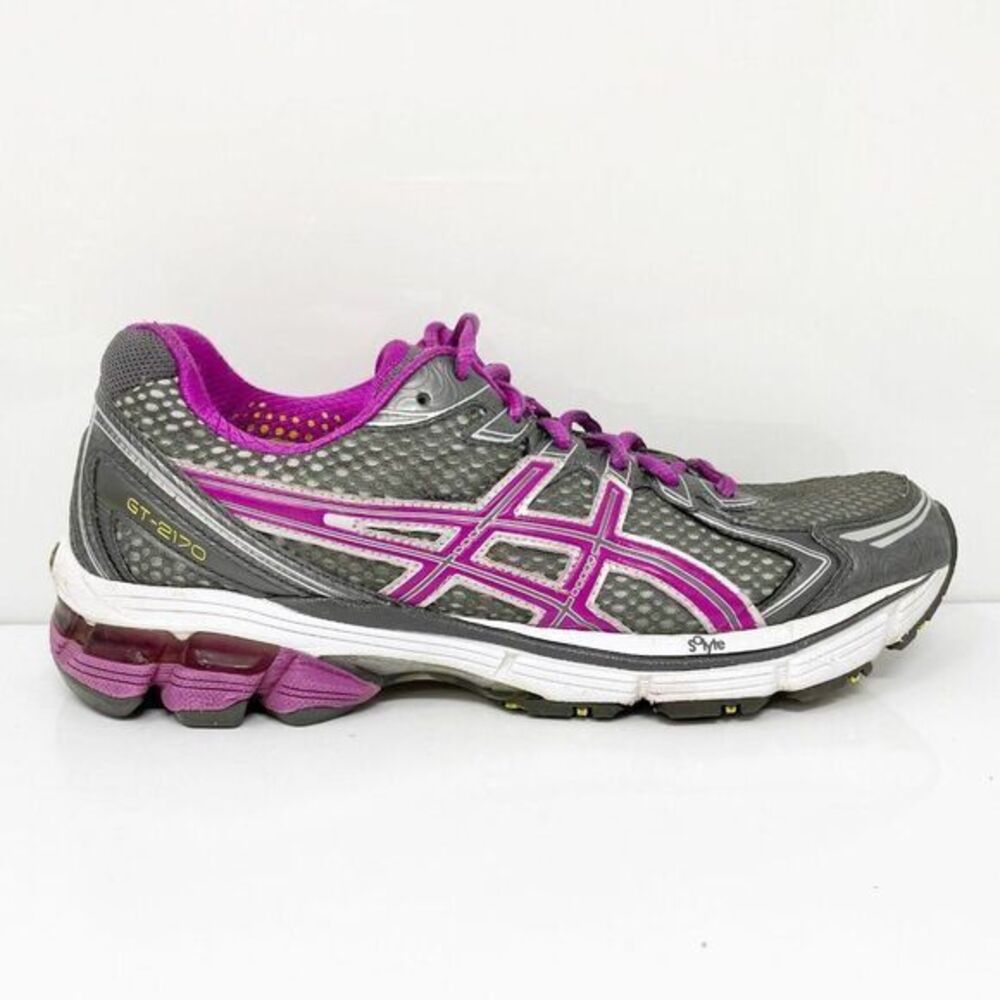 Asics Womens Gel GT 2170 T259N Gray Running Shoes Sneakers‎ Size 9.5 Athletic